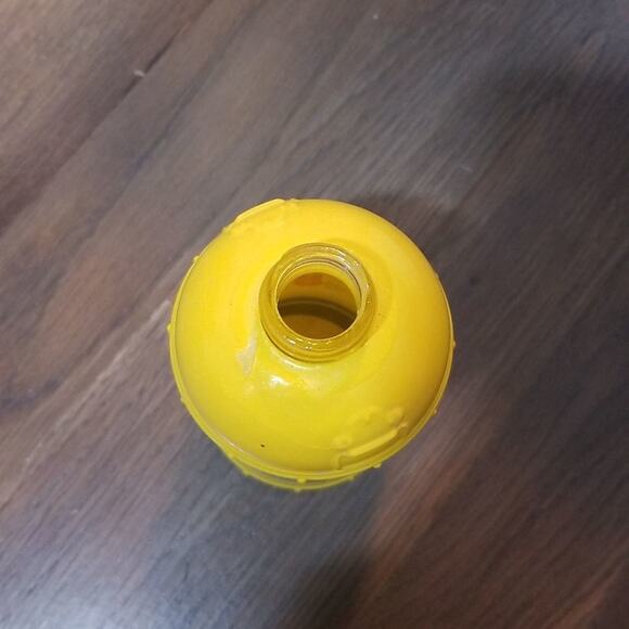 Vintage Avon Yellow Milk Jug Floral Lotion Container - Picture 4 of 5